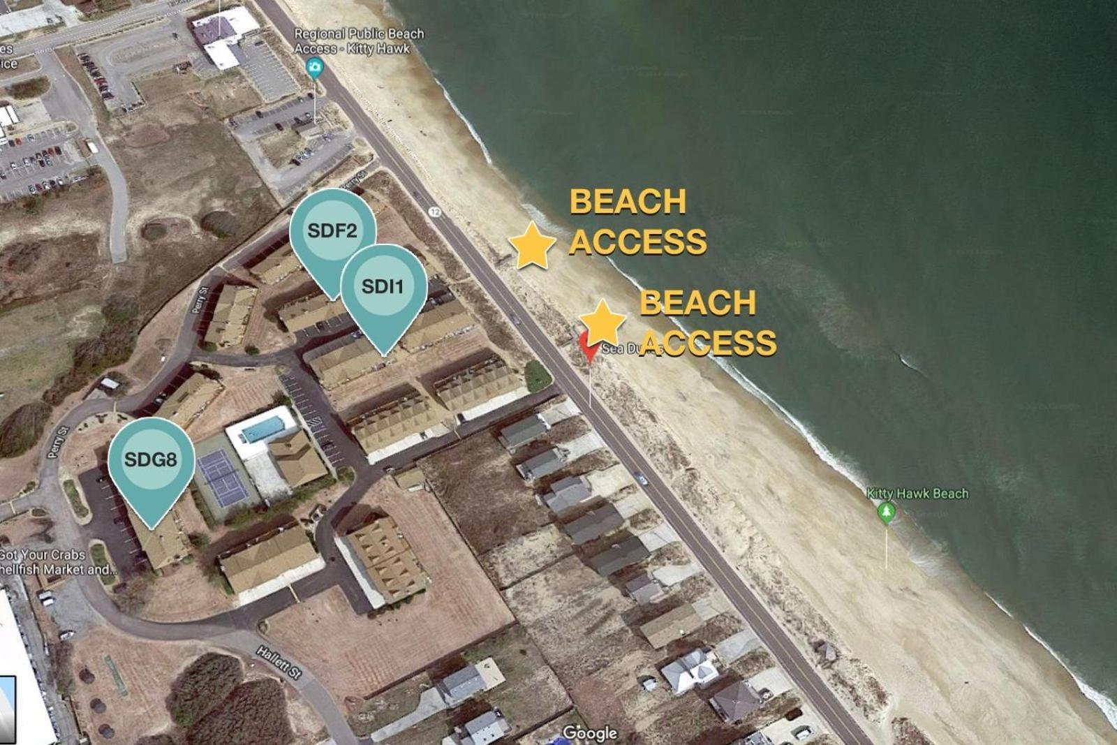 Sdi1 Sea Dunes I1 Steps To The Beach 키티호크 외부 사진